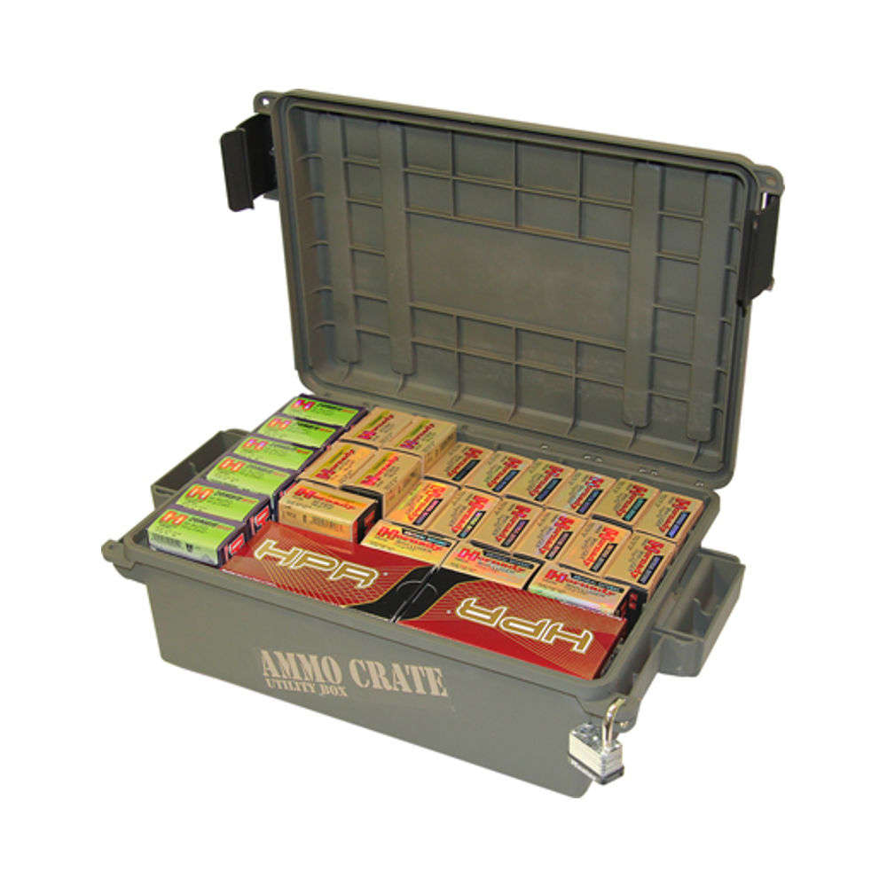 Misc. Accessories MTM Case Gard 4.50" AMMO CRATE 17.2 X5.5IN ARMY GREEN